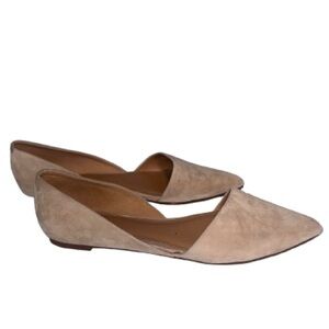 J. Crew- Cream slip on flats